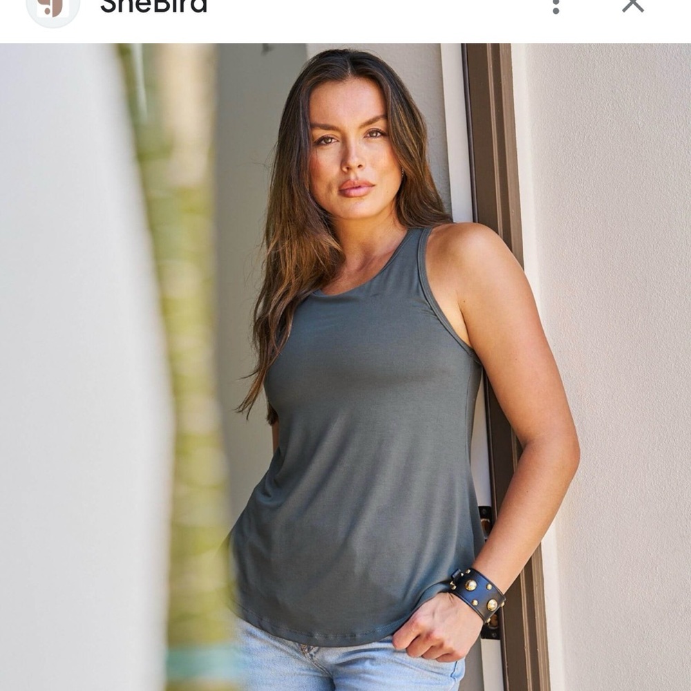 She Bird tank. Built in Bra. Size 2